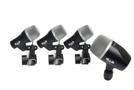 CAD Audio STAGE4 Drum Microphone Package, 4 Microphones