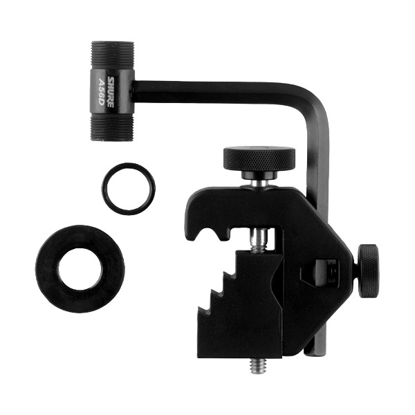 Photos - Microphone Stand Shure A56D Universal Drum Mic Mount for 5/8 Swivel Adapter 
