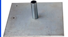 Rose Brand Baseplate 35lbs 18 X 18 X 3 8 Heavy 35 Lbs With 8