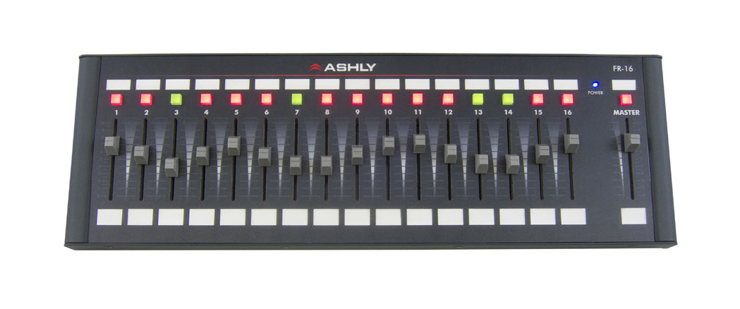Ashly FR-16 Fader Jaringan 16 SaluranAshly FR-16 Fader Jaringan 16 Saluran  