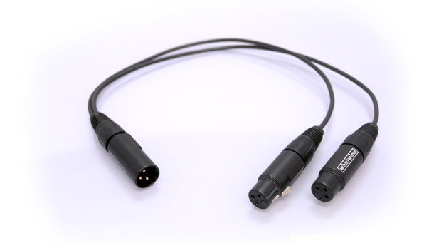 Photos - Cable (video, audio, USB) Whirlwind YX2F 1.5' XLRM to Dual XLRF Y-Cable 