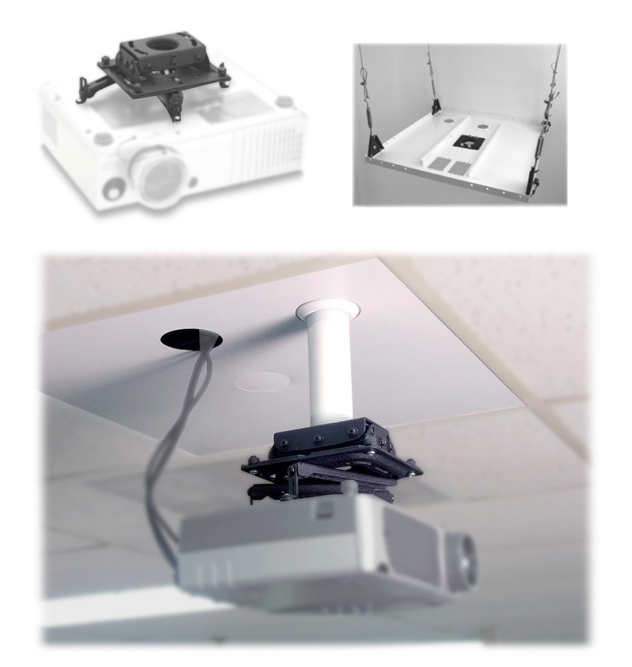 Dukane 110 4089u Lc Universal Ceiling Mount Kit For Projectors