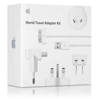 Photos - Cable (video, audio, USB) Apple World Travel Adapter Kit 7 AC Plugs for Worldwide Use with Select Ap 