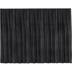 Da Lite 36795 192 X 132 Ultra Velour Drapery Panel Black Full