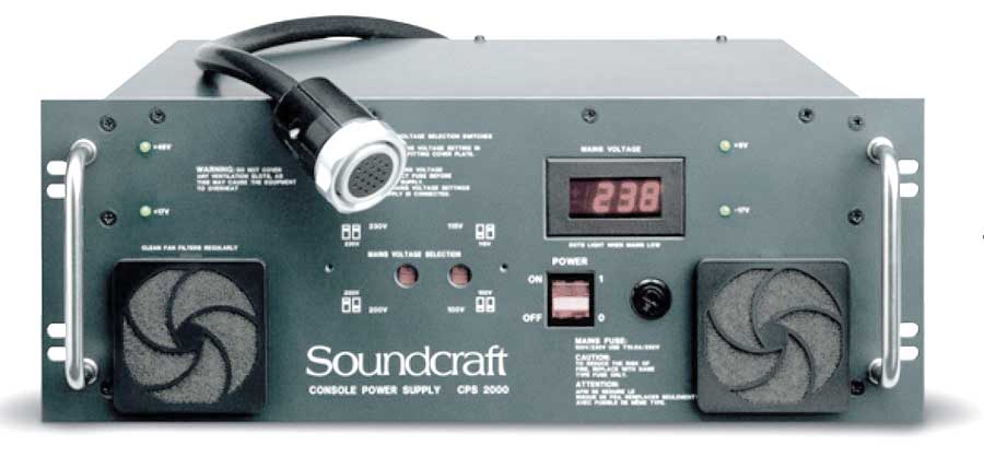  Soundcraft  CPS2000 Replacement Power  Supply  For MH Series 
