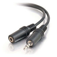 Photos - Cable (video, audio, USB) C2G Cables To Go 40408-CTG 3.5mmM/F Stereo Audio Extension Cable, 12' 