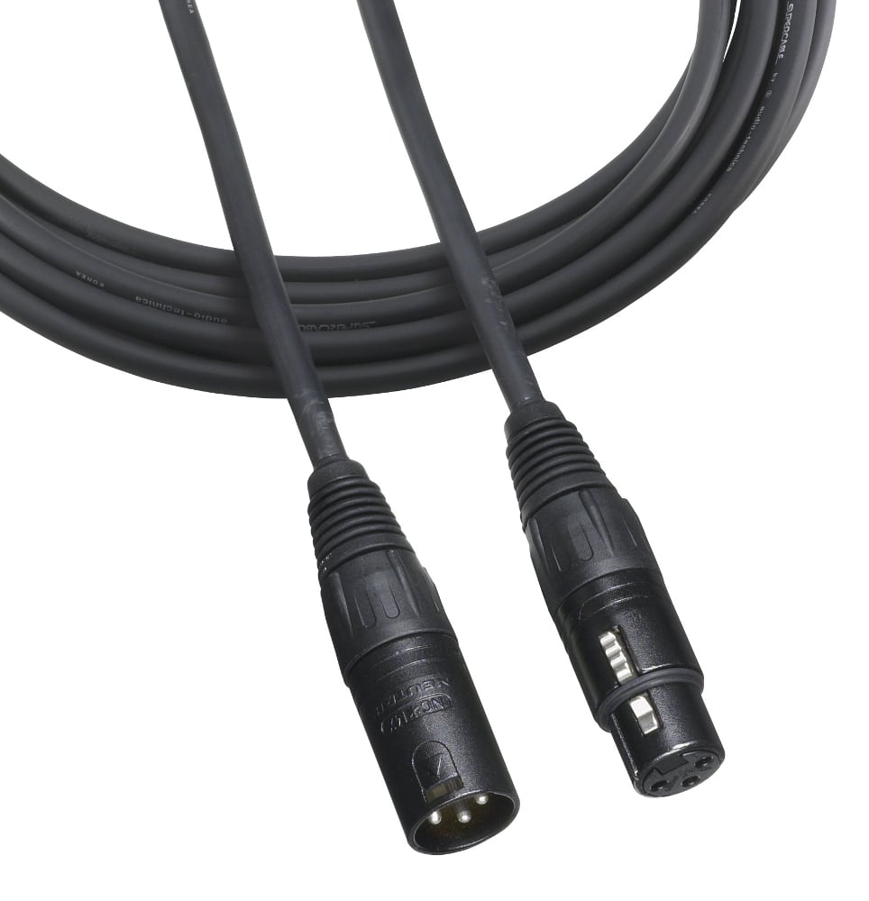 Photos - Cable (video, audio, USB) Audio-Technica AT8314-10 10' Premium Microphone Cable, Male XLR3 to Female 