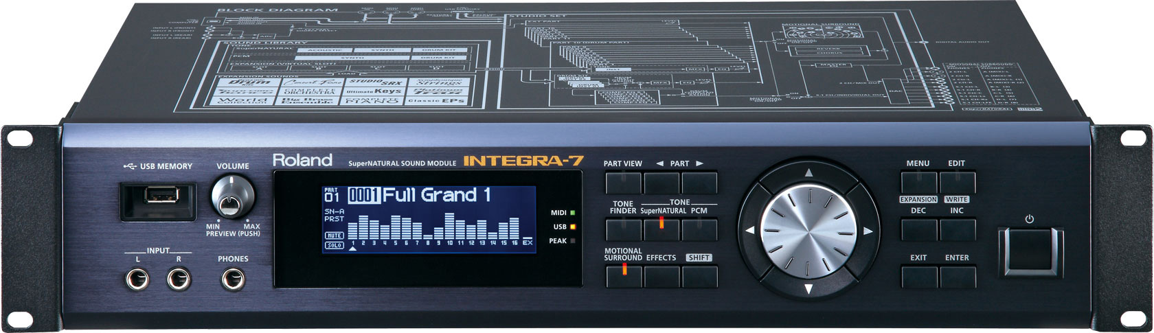 Roland INTEGRA-7 16-Part Sound Module With SuperNATURAL Engine
