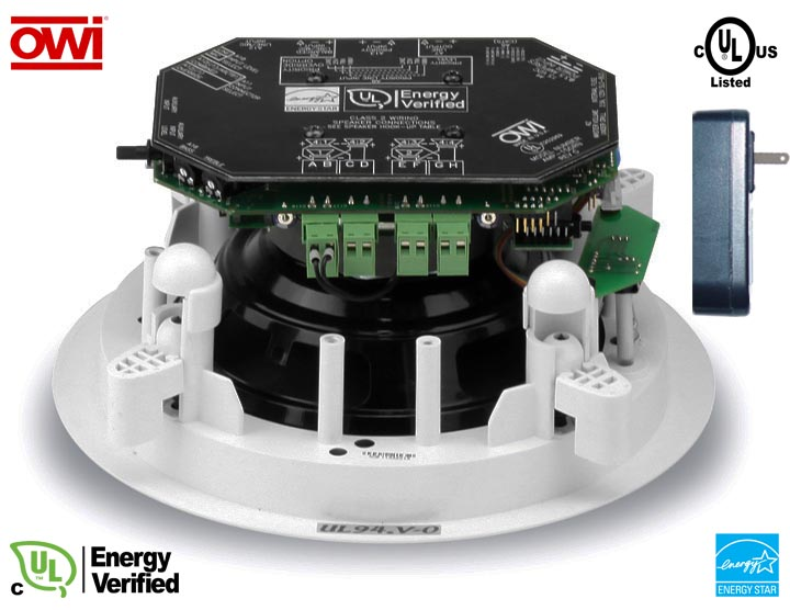 Owi Amp1sgrn Green Amplified Drop Ceiling Speaker Full Compass