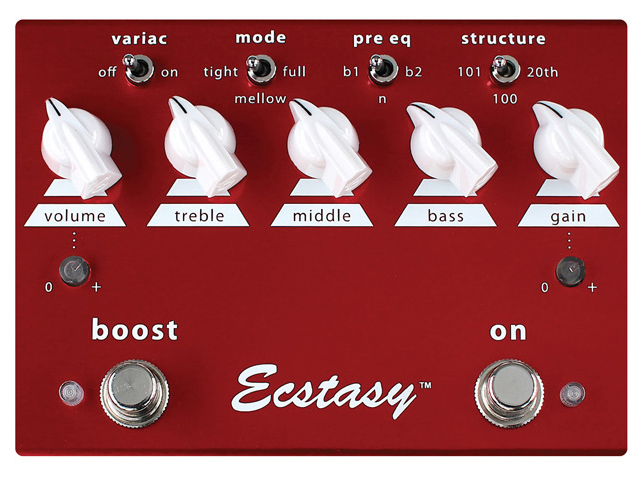 Bogner ECSTASY-RED Overdrive Guitar Pedal | Full Compass Systems