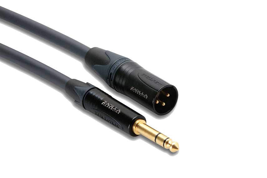 Zaolla ZSTX-107M XLRM-TRS Patch Cable, 7ft | Full Compass