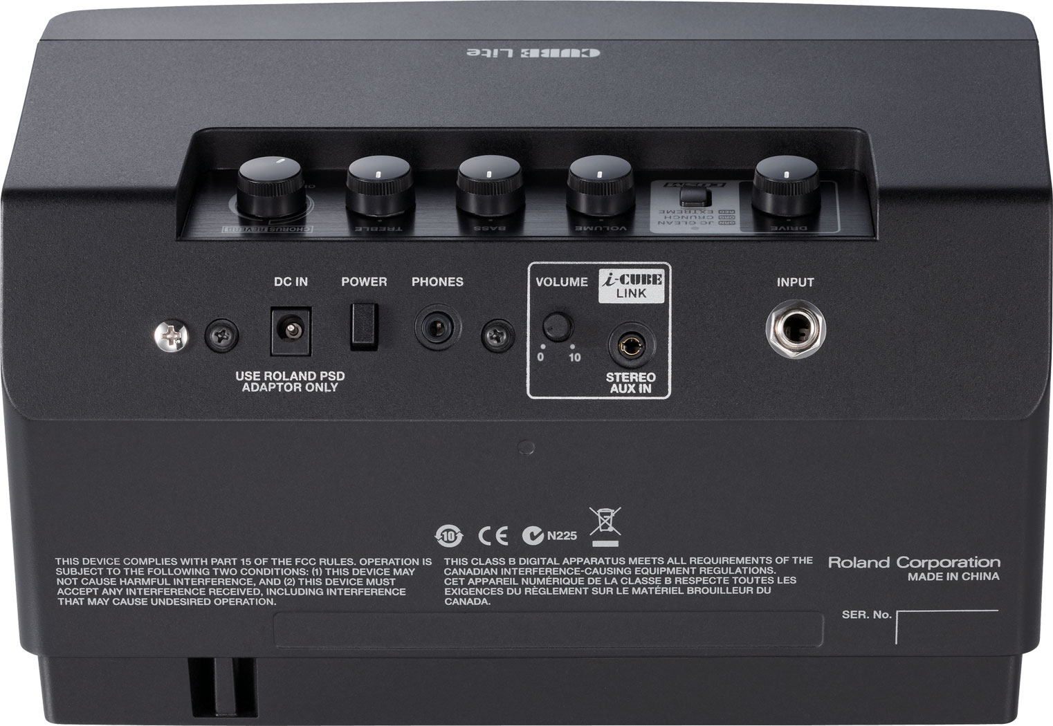 Roland Cube Lite Stereo Combo Amplifier 10W 1-Channel 3x3
