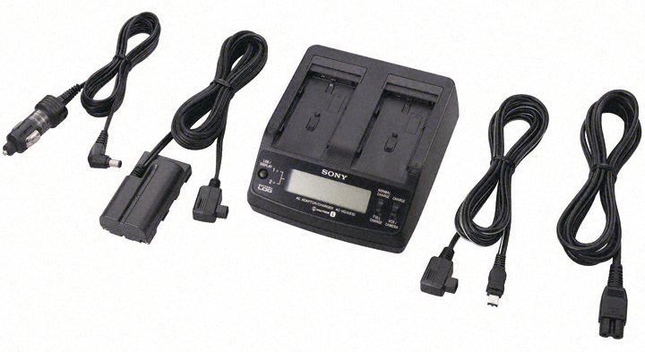 Photos - Camcorder Accessory Sony ACVQ1051D AC Adapter and Twin Charger For L-Series Batteries 