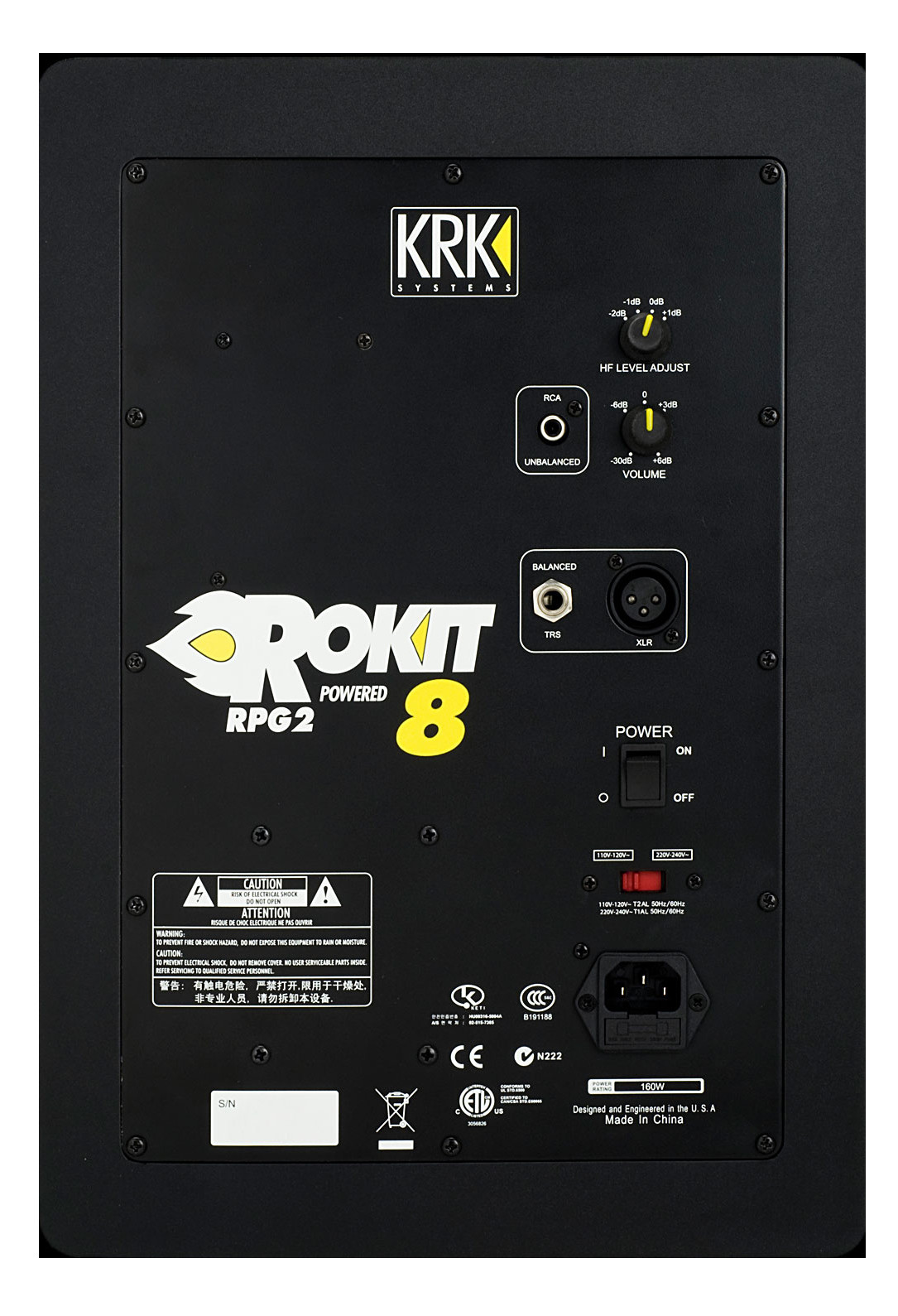 KRK RP8G3 ROKIT 8 G3 2-Way Active Studio Monitor | Full KRK RP8G3 ROKIT 8 G3 2-Way Active Studio Monitor | Full