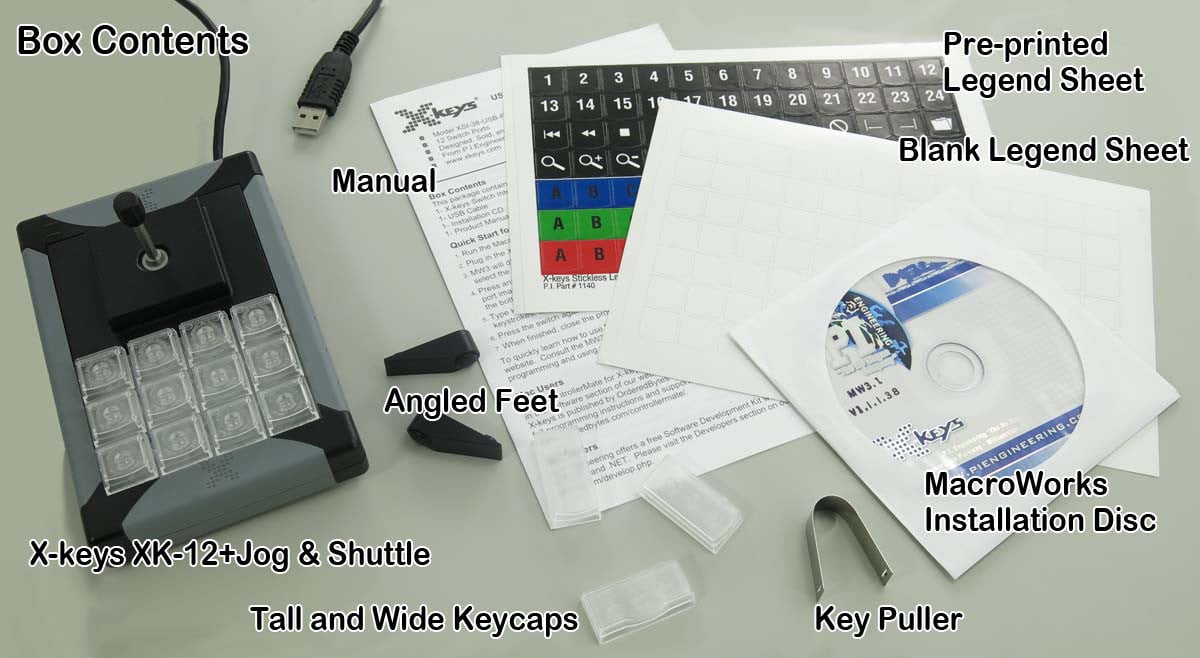 ボタニカルキャンドル バラ かすみ草 X-keys アクセサリー XK-0983-UAJ12-R Xキー3軸USB精密ジョイスティック(12キー、XK-12ジョイ)