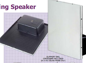 Bogen Csd2x2 8 2 Way 2 X2 Drop In Ceiling Speaker White