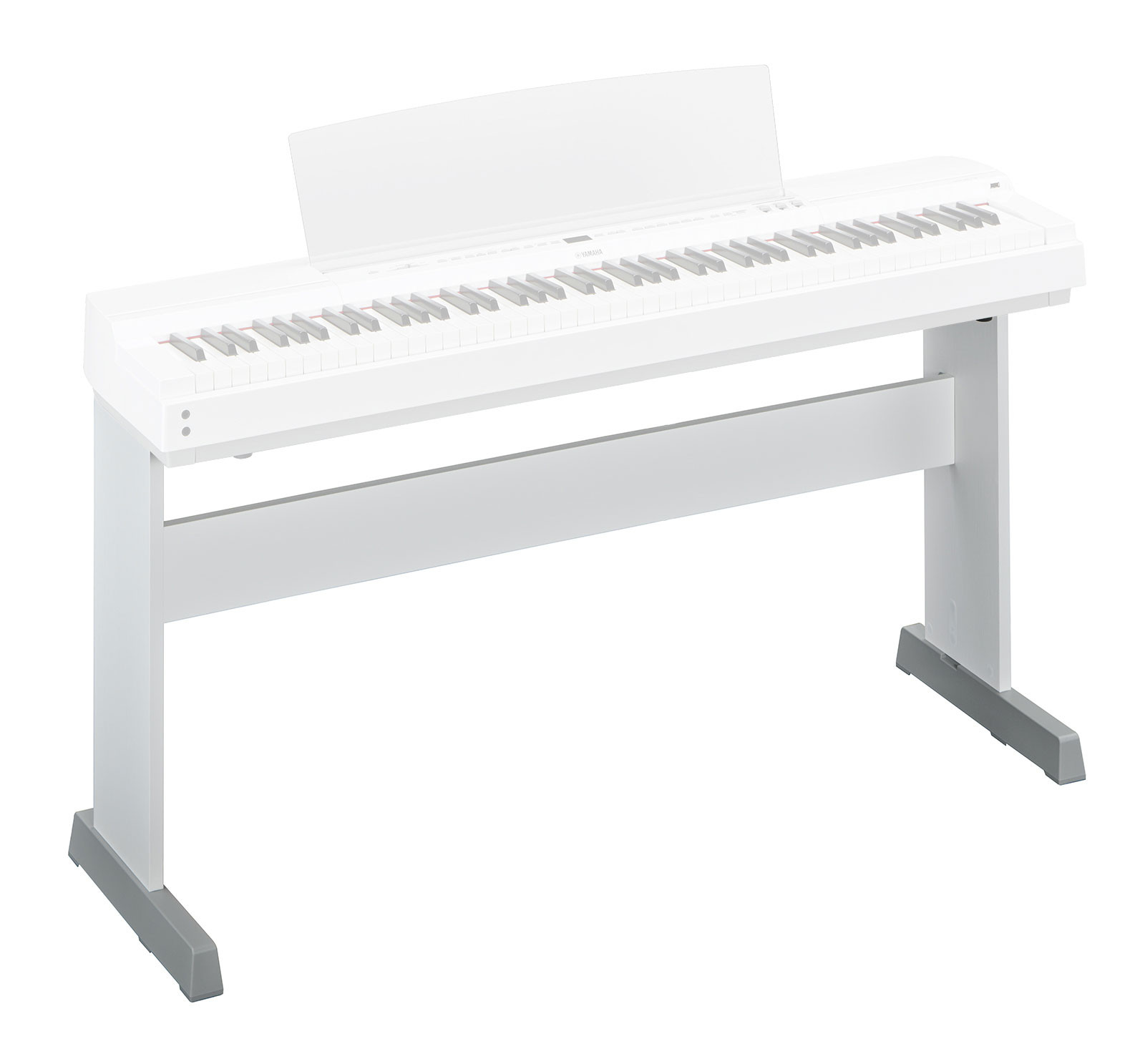 Keyboard Stand For P255 In White By Yamaha L255wh Full Compass