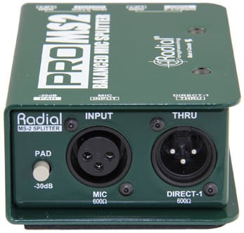Radial ラジアル JS-2 MIC SPLLTTER JS2 - Radial Engineering