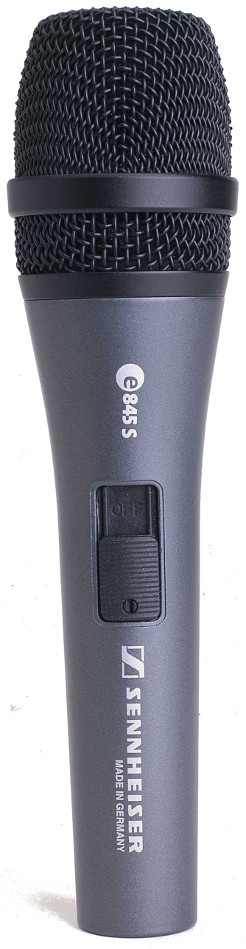Sennheiser e 845-S SuperCardioid Dynamic Handheld Vocal