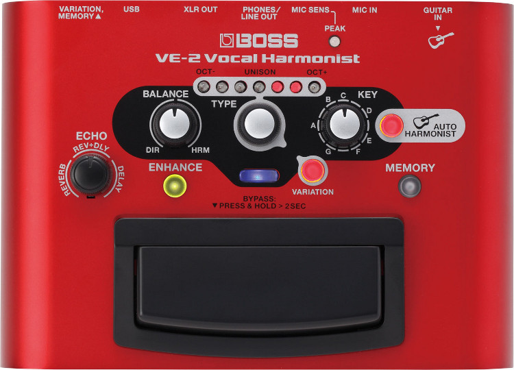 Boss VE-2 Vocal Harmonist | Full Compass Systems