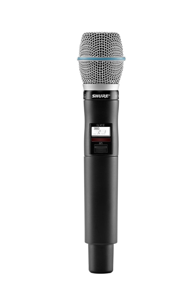 Shure QLXD24/B87A Handheld Wireless System with BETA 87A Vocal 