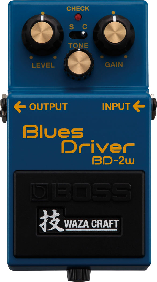 Boss BD-2W Waza Craft Special Edition Blues Driver Guitar Distortion Pedal for sale