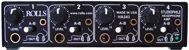 Photos - Headphone Amplifier Rolls HA243 4-Channel Studiophile  