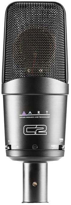Photos - Microphone ART C2- Wide Diaphragm Cardioid Condenser  with Pad & High Pa 