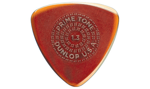 Dunlop 516 Primetone Small Tri Sculpted Plectra Guitar Pick with Grip, 3-Pack - 1.4 for sale