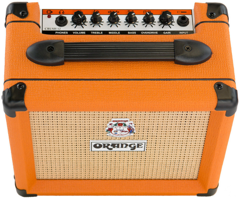 Orange CRUSH12 Crush 12 12W Guitar Amplifier with 6 Speaker - BLACK for sale