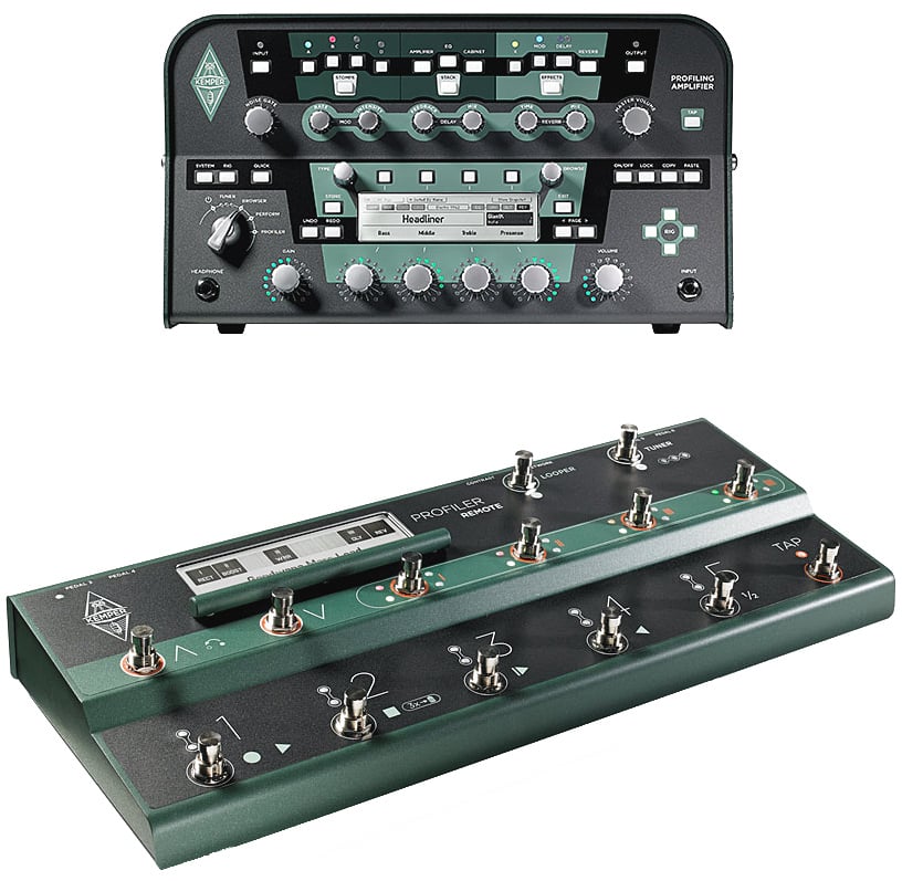 Kemper POWERHEAD+REMOTE Profiler PowerHead + Remote 600W Profiling Guitar Amplifier Head with Remote Foot Controller for sale