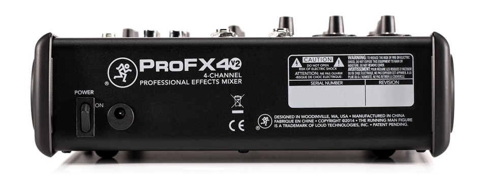Mackie ProFX4v2 4-Channel Analog Mixer With Effects | Full