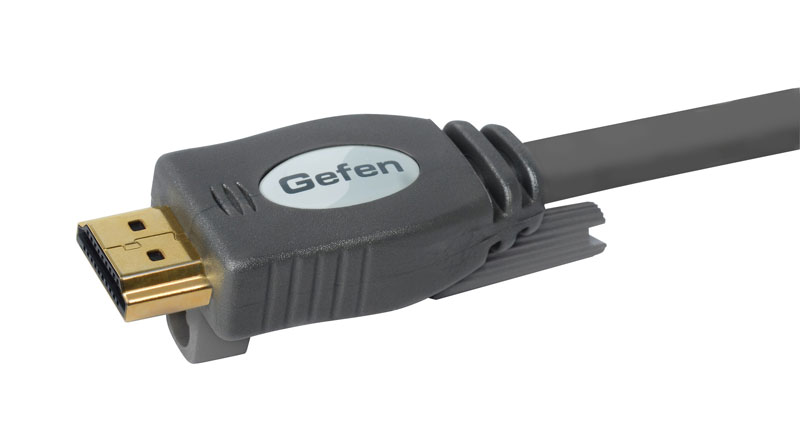 Photos - Cable (video, audio, USB) Gefen CAB-HD-LCK-10MM 10' M-M High Speed HDMI Cable with Ethernet and Mono 