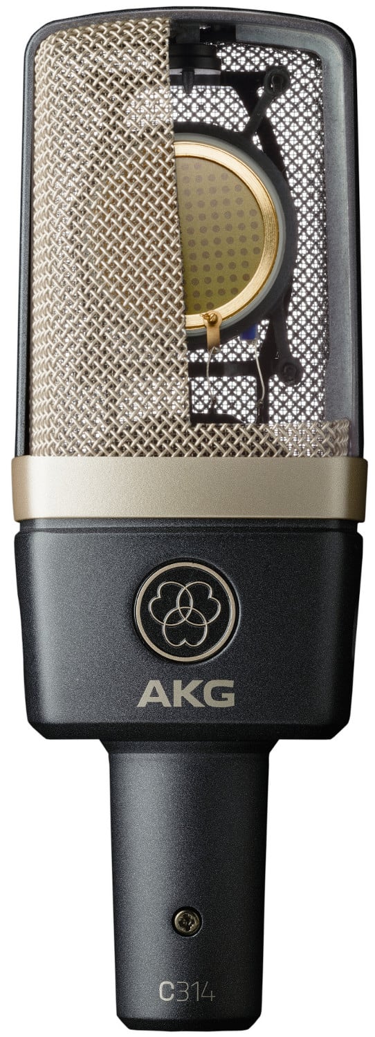 AKG C314 Professional Multi-Pattern Condenser Microphone | Full