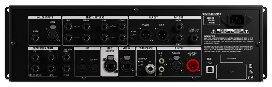 LINE6 HELIX Rack フルセット LINE6 (ライン6) HELIX Rack Bundle (Helix RackとHelix Control