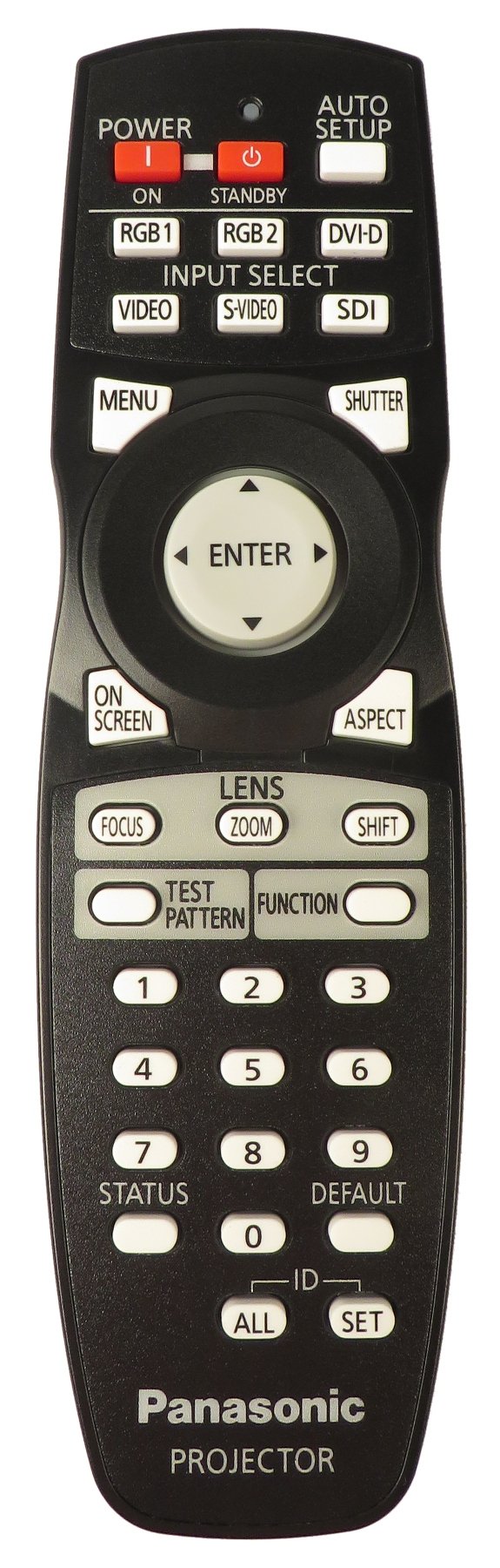 Compatible Replacement Panasonic 'N2' Series Projector Remote Control 