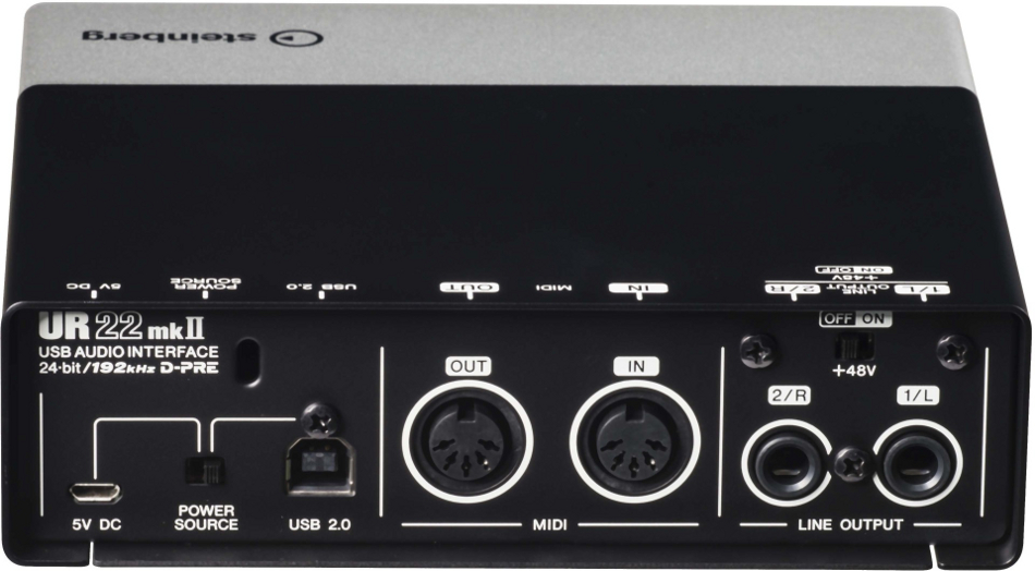 UR22mkII 2 X 2 USB Audio Interface With 2 X D-PRE And 192 KHz Support | Full Compass