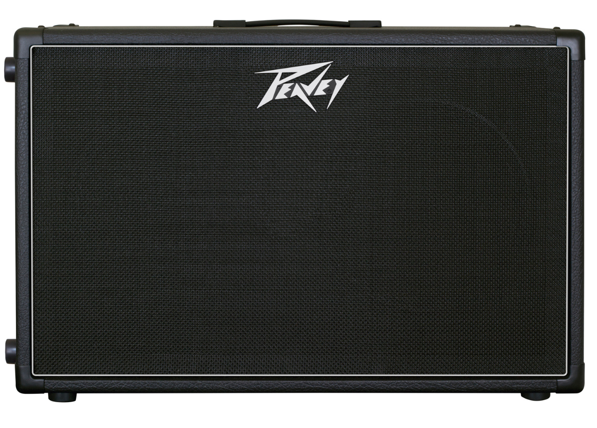 Peavey 212-6 Guitar Enclosure Speaker Cabinet with Dual 12 Greenback 25 Speakers, 50W, Black for sale