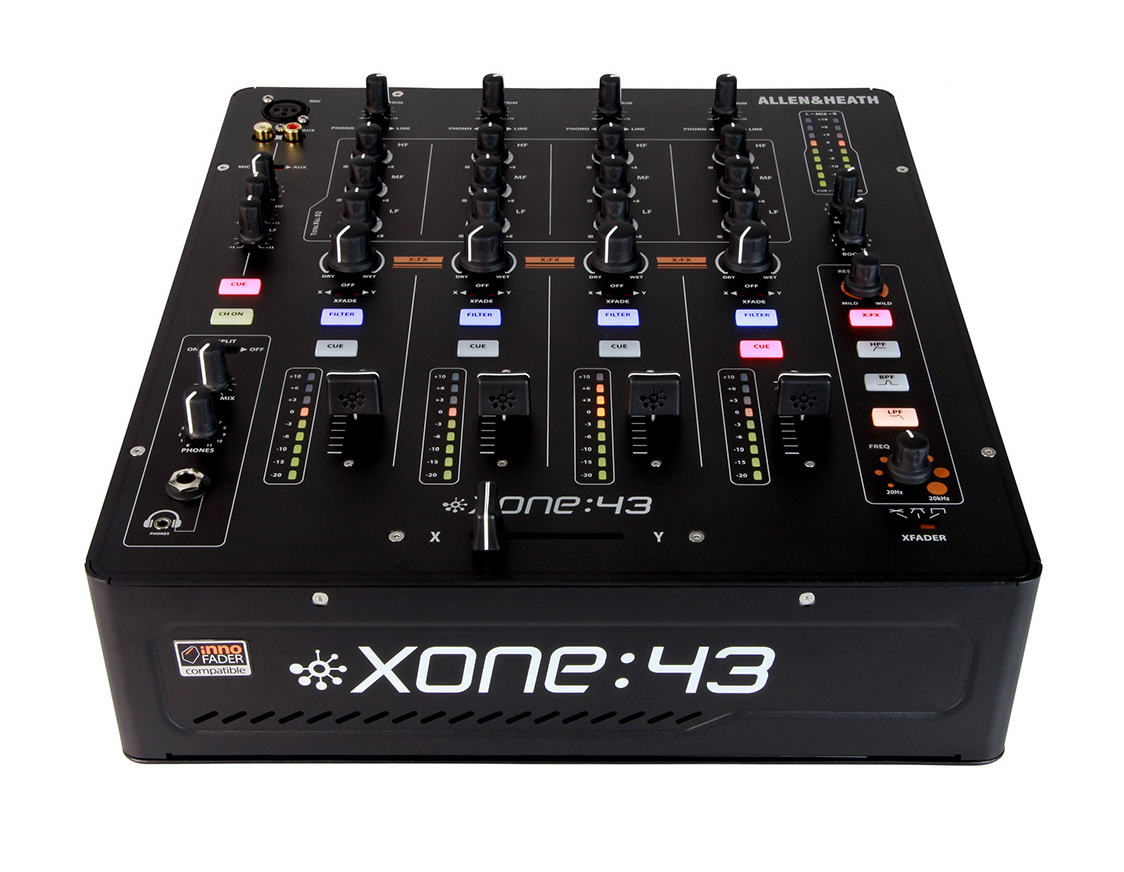 Allen & Heath Xone:43 4-channel DJ Mixer | Sweetwater