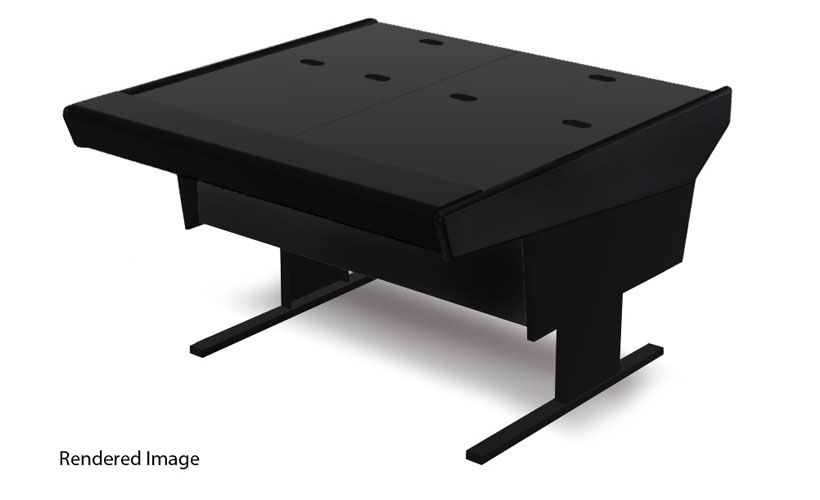 Argosy 50 Vnr B B 50 V Series Universal Desk With Black End Panels