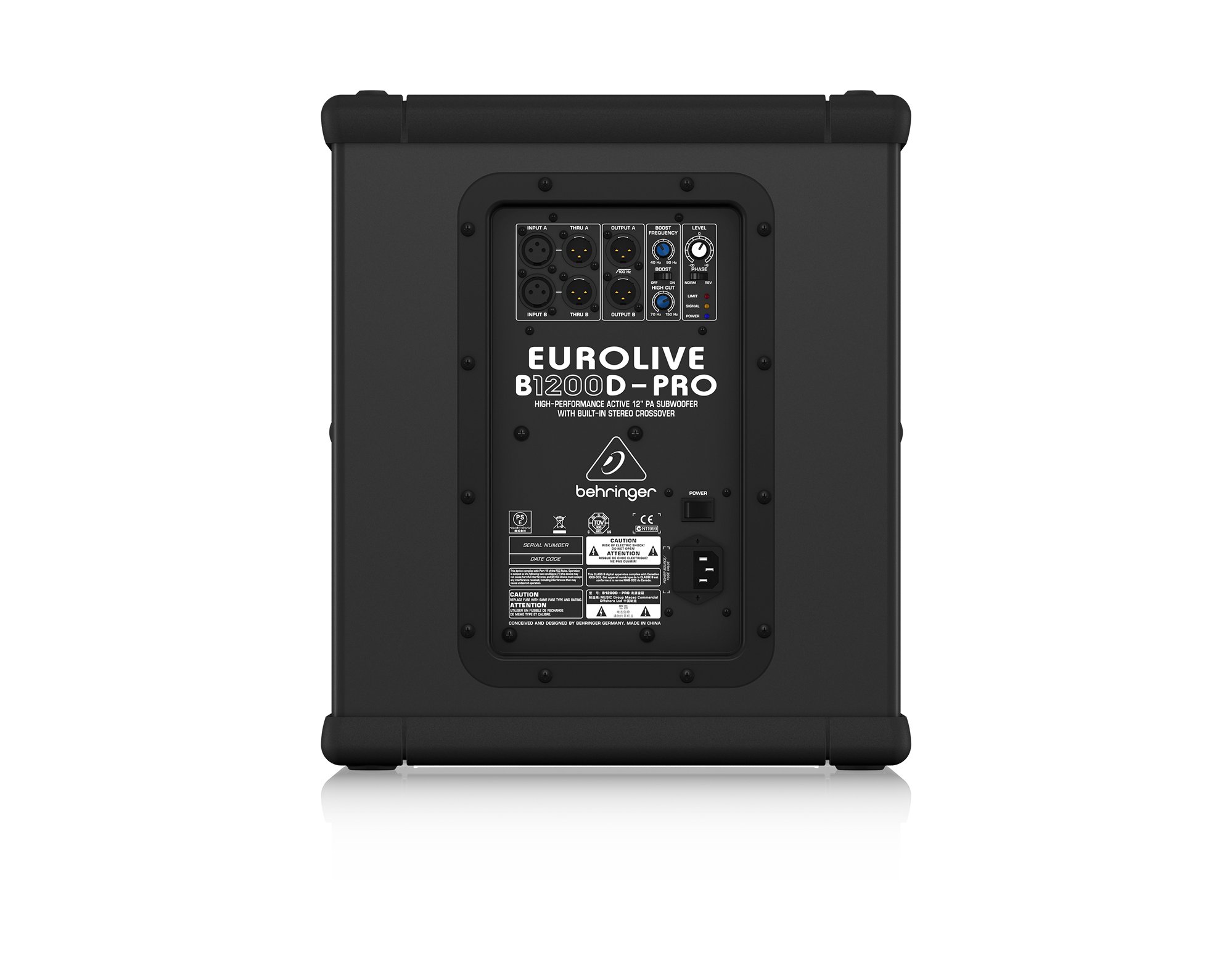 behringer subwoofer b1200d