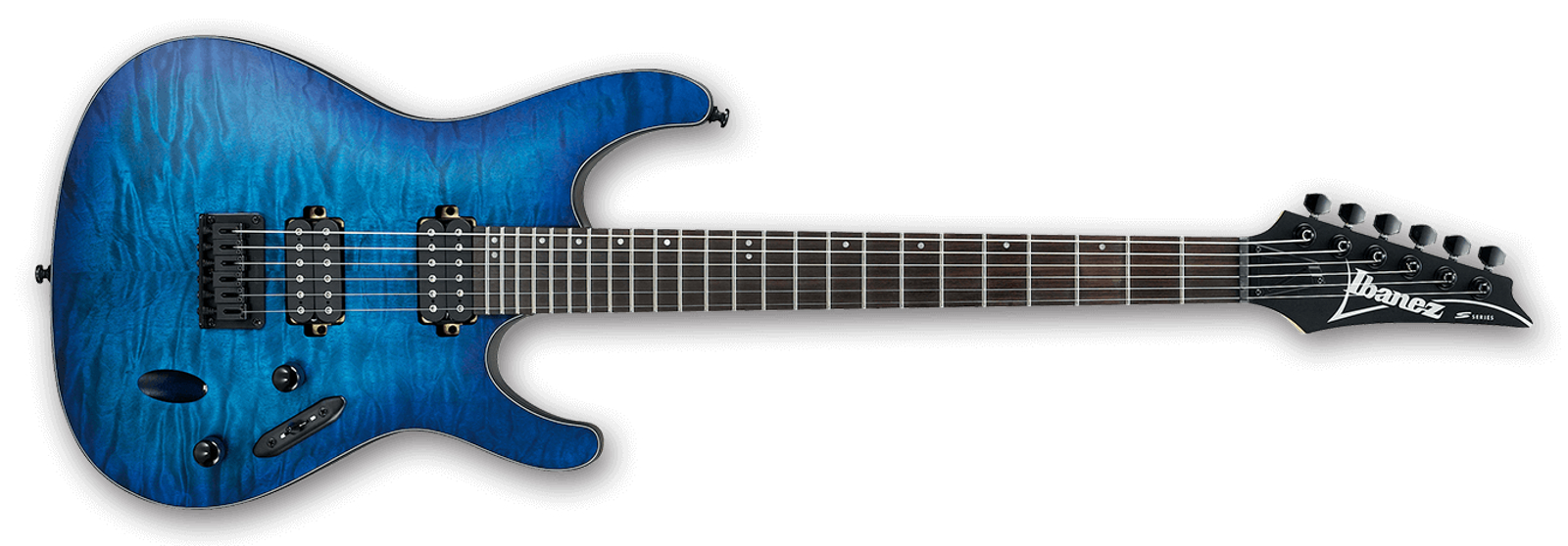 Ibanez S621QM S Series Electric Guitar with Quilted Maple Top - Dragon Eye Burst for sale
