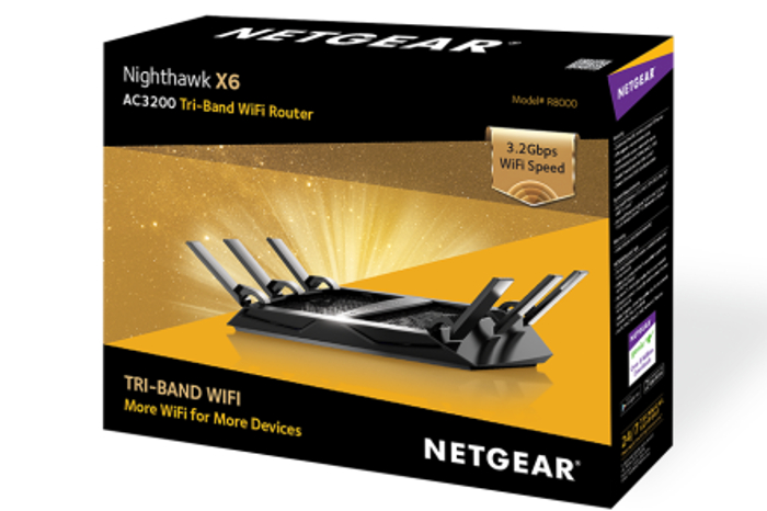 Netgear R8000 100nas Nighthawk X6 Ac3200 Tri Band Wifi Gigabit Router Full Compass Systems
