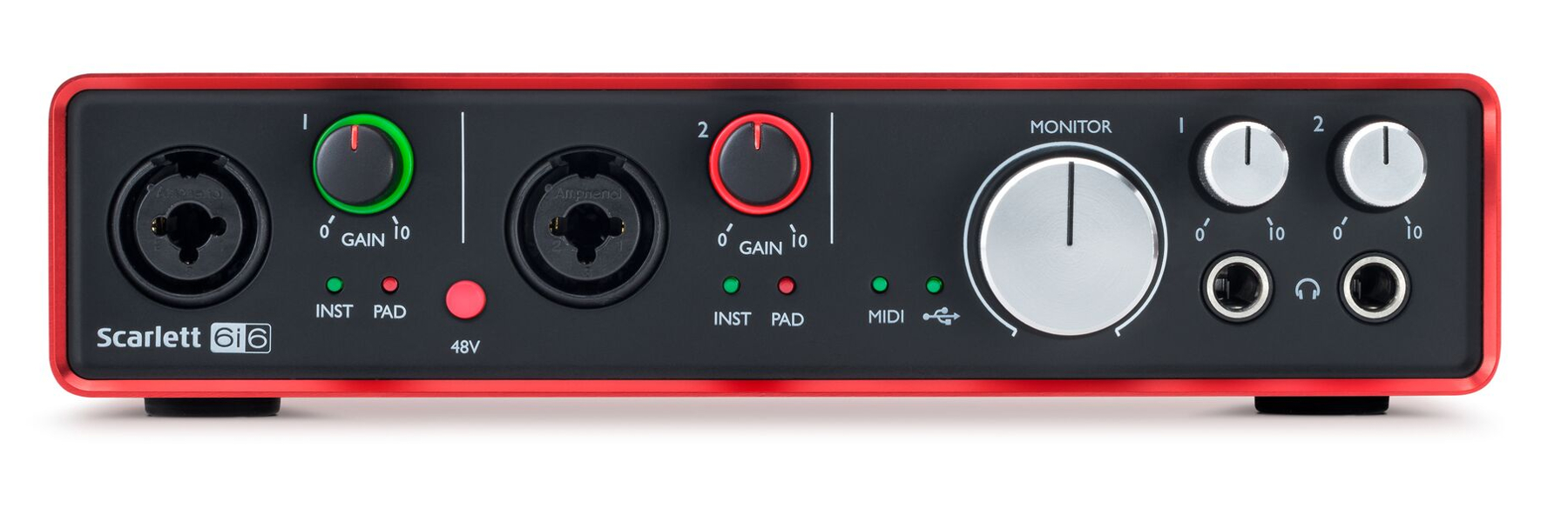 DJ機材 Focusrite Scarlett 6i6 2nd Gen Focusrite Scarlett 6i6 USB Audio Interface - 2nd Gen