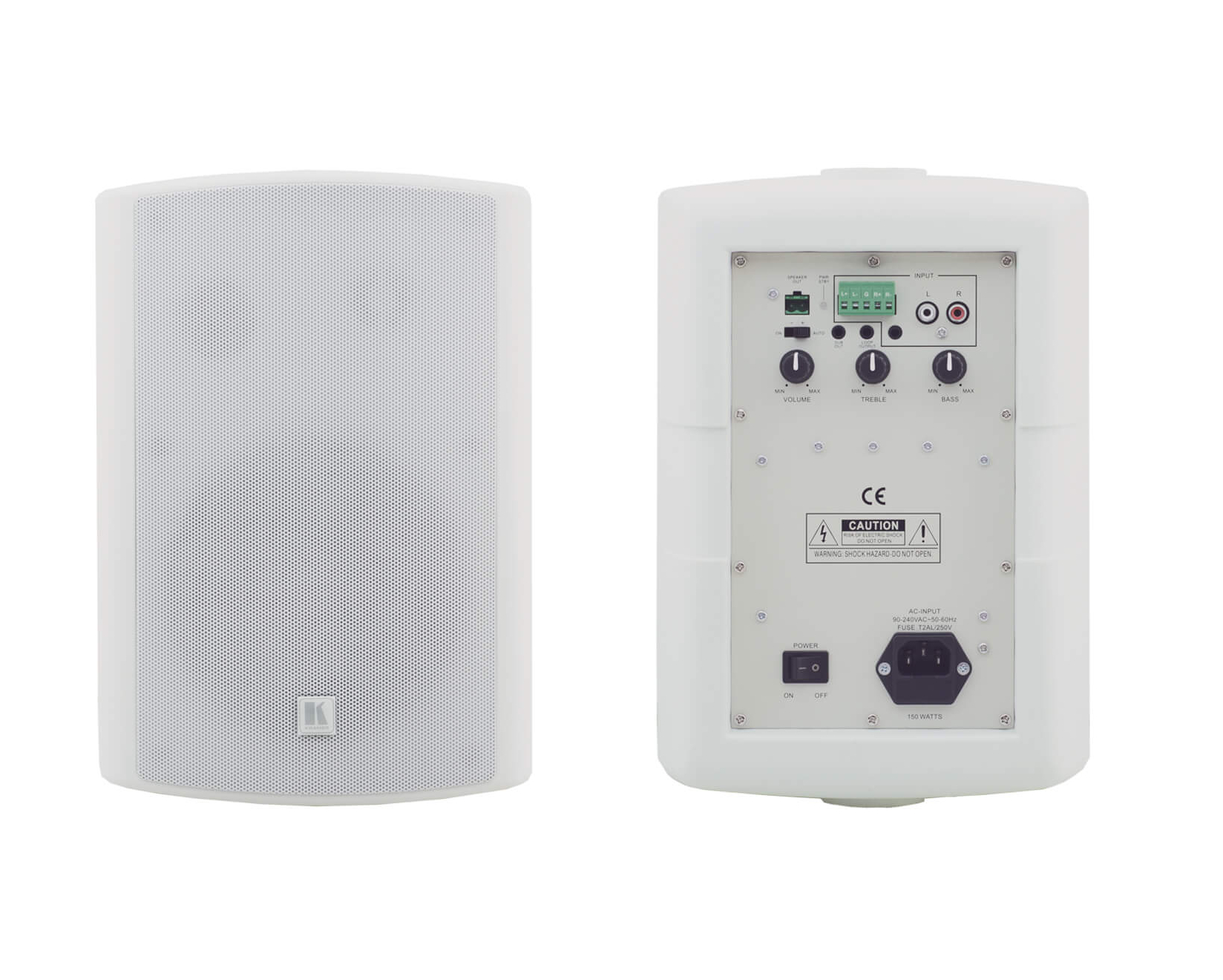 powered wall speakers