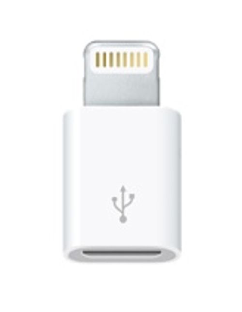 Apple to Micro USB Adapter Connect Select IOS Devices To Micro-USB Cables And Chargers, MD820AM/A | Full Systems