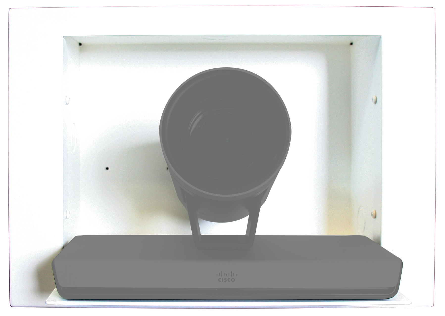vaddio in wall enclosure