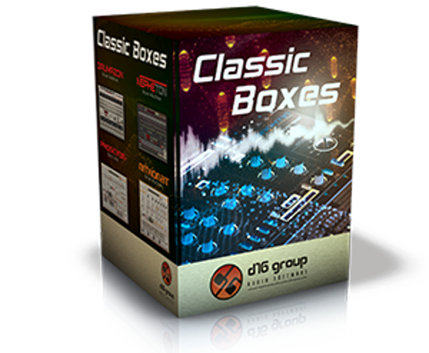 D16 Group CLASSIC-BOXES-BUNDLE Classic Boxes Roland Collection Virtual Software Instrument Plugin Bundle | Full Compass Systems D16 Group CLASSIC-BOXES-BUNDLE Classic Boxes Roland Collection Virtual Software Instrument Plugin Bundle | Full Compass Systems