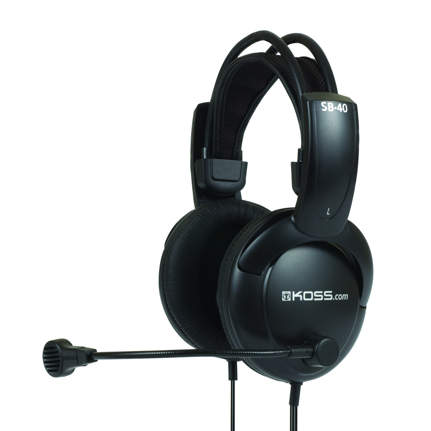 Koss SB40 Full Size Communications Computer Headset with MIC 