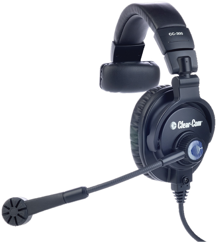 single ear microphone headset